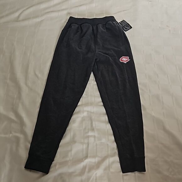 NHL Men's Canadian Montreal Logo Sweatpants Small Gray - Picture 3 of 16